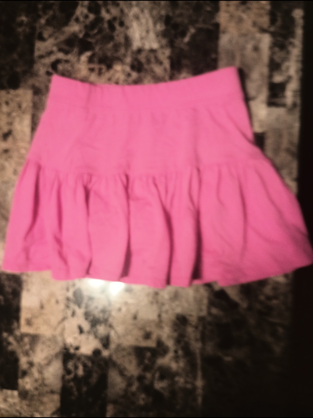 Place Girls' Pink Tiered Ruffle Skirt